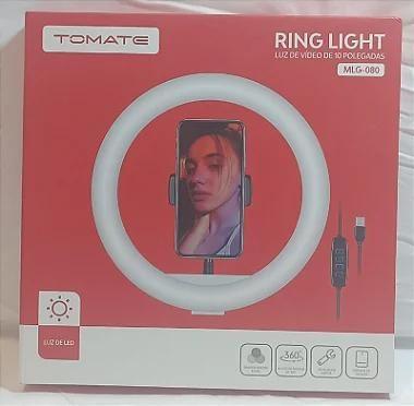 Imagem de Ring Light 10 Polegadas com Tripé Tomate MLG-080