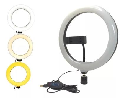 Imagem de Ring Light 10 Polegadas Iluminador C/ Suporte Para Celular