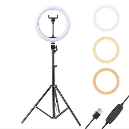 Imagem de Ring Light 14 polegadas 36cm Profissional Celular Tripé