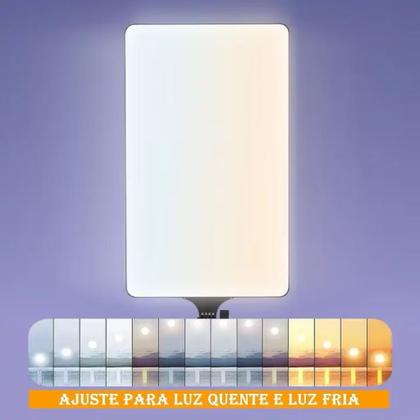 Imagem de Ring Light 19 Polegadas 55W Iluminador LED 3 Cores Bivolt Tripe 2mts