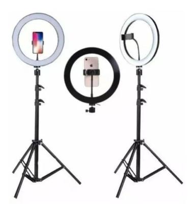 Imagem de Ring Light 30Cm 12 Polegadas Com Tripé de 2.10mts e Suporte de Celular