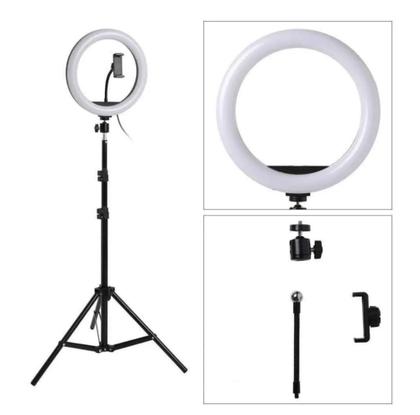 Imagem de Ring Light 30cm com Suporte Para Celular e Tripé de Mesa