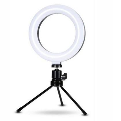 Imagem de Ring Light 8 Iluminador De Mesa Com Mini Tripé