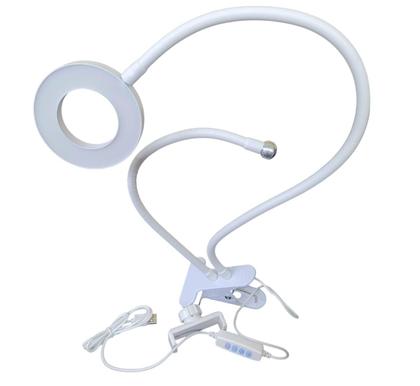 Imagem de Ring Light Articulável Para Celular C/Suporte De Mesa Branco