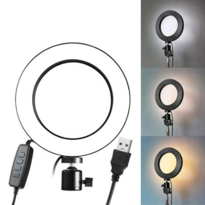 Imagem de Ring Light De Fotografia Iluminação Led + Tripe 1,6 M Make
