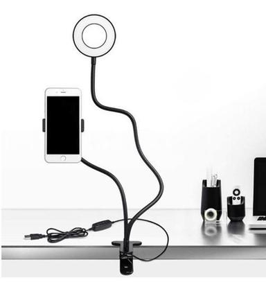 Imagem de Ring Light De Mesa Iluminador Led Com Suporte Celular
