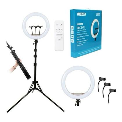 Imagem de Ring Light Led Grande Iluminador 46cm 18 Polegadas + Tripé