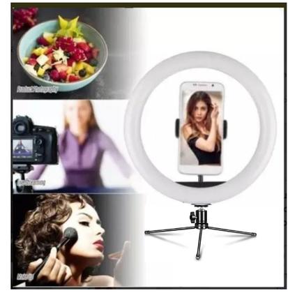 Imagem de Ring Light, Led Selfie 8 Com Tripé Luz P Celular Blogueira