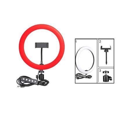 Imagem de Ring Light Luz Rgb Colorida 26Cm 10 Polegadas + Tripé 2.10M