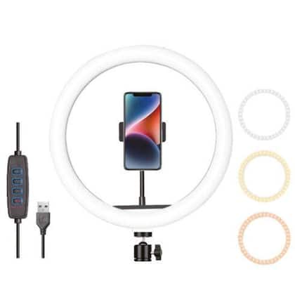 Imagem de Ring Light Profissional 12 Polegadas KIT com Tripe 2 Metros - OR-PL300 KIT - Oberon