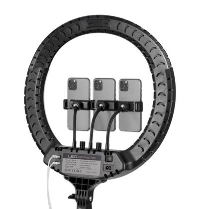 Imagem de Ring Light Profissional LED 45cm + 3 Suportes Celular - RL18 - TUDOPRAFOTO