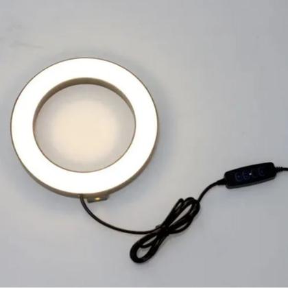 Imagem de Ring Light Profissional Led De Mesa Tripé 6 Polegadas