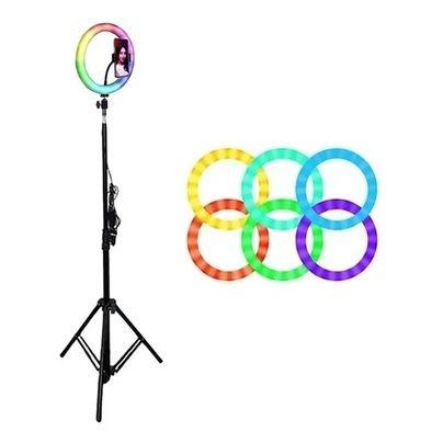 Imagem de Ring Light RGB 33cm 13 Polegadas com Tripé 2m t