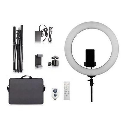 Imagem de Ring Light Tomate Rl18 80w 448 Leds 48cm + Sup Celular + Tripe