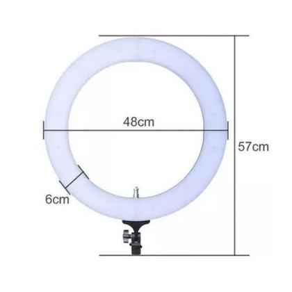 Imagem de Ring Light Tomate Rl18 80w 448 Leds 48cm + Sup Celular + Tripe