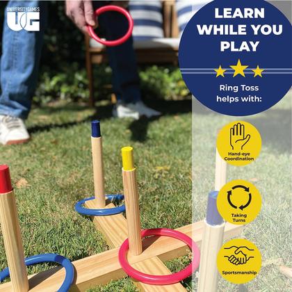 Imagem de Ring Toss Game University Games Front Porch Classics