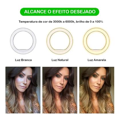 Imagem de Ringlight Led Luz Flash Estúdio Profissional 18 Polegadas