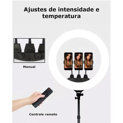 Imagem de Ringlight Led Luz Flash Estúdio Profissional 18 Polegadas