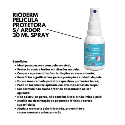 Imagem de Rioderm pelicula protetora s/ ardor 30 ml spray - 01 und