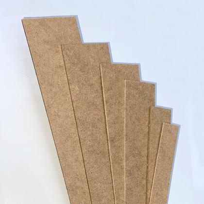 Imagem de Ripas Shiplap Kit Com 20 Und Mdf Cru Para Decorações 90x10