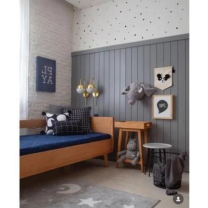 Imagem de Ripas Shiplap Kit Com 20 Und Mdf Cru Para Decorações 90x10