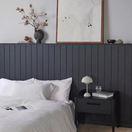 Imagem de Ripas Shiplap Kit Com 20 Und Mdf Cru Para Decorações 90x10