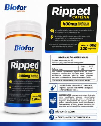 Imagem de Ripped Xtreme 120cps 400mg Biofor