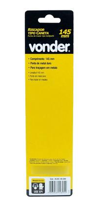 Imagem de Riscador De Chapas e Metais Ponta Videa Caneta 145mm Vonder