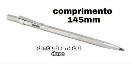 Imagem de Riscador P/ Metais Ponta Videa Tipo Caneta 14,5cm Vonder