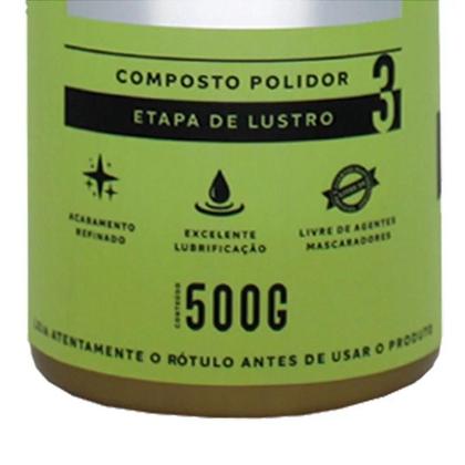 Imagem de Risco Zero Composto Polidor Etapa Lustro  500G - Cadillac