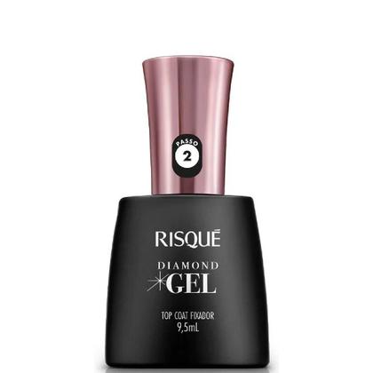 Imagem de Risque Diamond Gel Top Coat Fixador 9,5mL Com 2 Unidades
