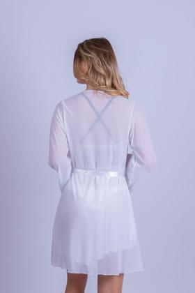 Imagem de Robe de Renda e Tule Curto - Stella Bernardi