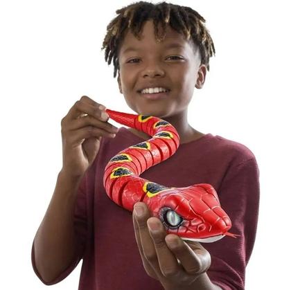 Imagem de Robô Alive Cobra Vermelha com Movimento Candide 1121