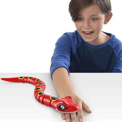 Imagem de Robô Alive Cobra Vermelha com Movimento Candide 1121