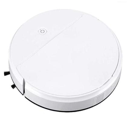 Imagem de Robo Aspirador Automatico Passa Pano Luz Ultravioleta Vassoura Inteligente USB Limpeza Faxina Po Anti Queda Anti Colisao Casa