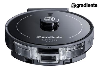 Imagem de Robô Aspirador Clean Bot Varre Aspira E Passa Pano Com Mapeamento 3 Em 1 Inteligente Pgar320 Gradiente Cor Preto