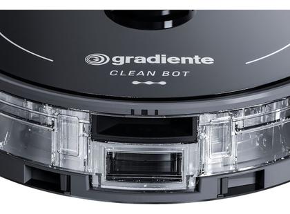 Imagem de Robô Aspirador Clean Bot Varre Aspira E Passa Pano Com Mapeamento 3 Em 1 Inteligente Pgar320 Gradiente Cor Preto