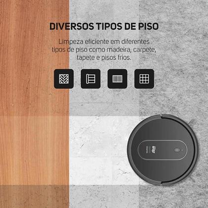 Imagem de Robô Aspirador Com Controle Wap Robot W400 Bivolt Varre E Passa Pano