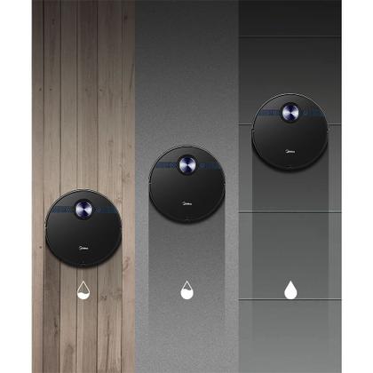 Imagem de Robô Aspirador de Pó ConnectLaser M7 Passa Pano Preto Midea