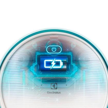 Imagem de Robô Aspirador De Pó Electrolux 3 Em 1 Com Sensor Antiqueda e Bateria de Até 2h20 Min Branco Bivolt ERB11 100-240v