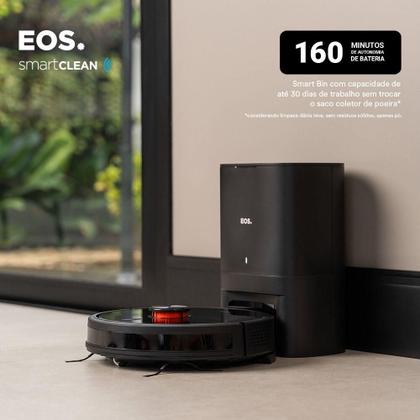 Imagem de Robô Aspirador de Pó Inteligente EOS Smart Self Clean Laser Map com Controle por Alexa e Google EAR03 220V