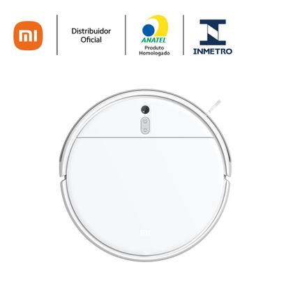 Imagem de Robô Aspirador de Pó Inteligente Mop 2 Lite Xiaomi, APP WiFi, Aspira, Varre, Passa Pano, Branco