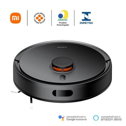 Imagem de Robô Aspirador De Pó Inteligente Xiaomi Vacuum S20, Preto