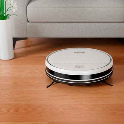 Imagem de Robô Aspirador de Pó KABUM! smart K100 - Limpeza Autônoma Sem App, Design Slim, Até 90min, Sensor Antiqueda/Anticolisão, Bivolt - KSAR100BR