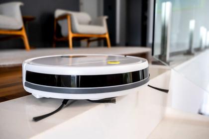 Imagem de Robô Aspirador de Pó Kärcher RCV 1 Controle Remoto 3 Modos de Limpeza Sensor Anti-queda e de Colisão 