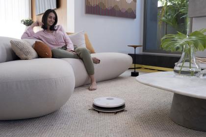 Imagem de Robô Aspirador de Pó Kärcher RCV 1 Controle Remoto 3 Modos de Limpeza Sensor Anti-queda e de Colisão 