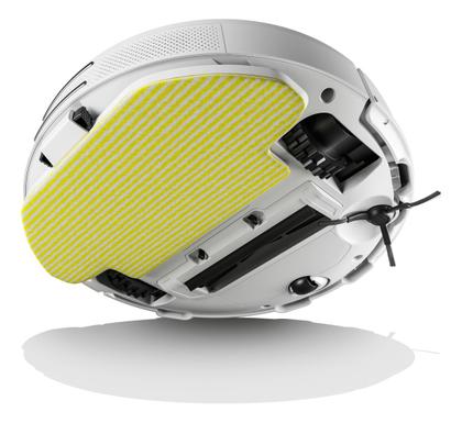 Imagem de Robô Aspirador de Pó Kärcher RCV 3 com Mapeamento Inteligente Aspira + Passa Pano Controle via Aplicativo Autonomia de 120 min