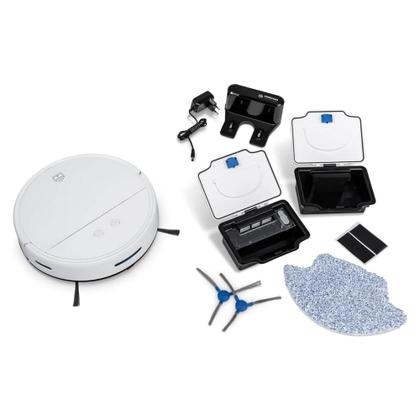 Imagem de Robô Aspirador de Pó S/fio Smart Wi-fi Positivo Bivolt Branco