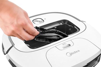 Imagem de Robô Aspirador de Pó Smartmop Passa Pano Branco Midea