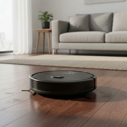 Imagem de Robo Aspirador De Po Succao Poeira Automatico Varre E Aspira